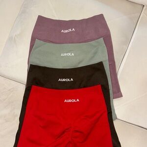 AUROLA Women's intensify workout shorts (screenshot of Amazon listing included)